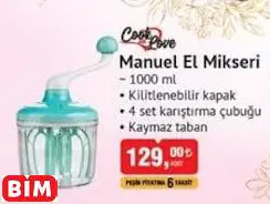 COOK LOVE MANUEL EL MİKSERİ ~ 1000 ML COOK LOVE MANUEL EL MİKSERİ ~ 1000 ML